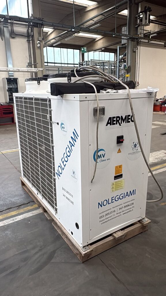 Chiller Aermec della flotta noleggio MV Clima